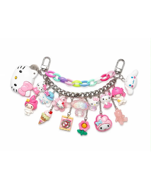 Pink kawaii charmz // double chain